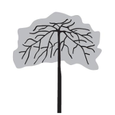 Tree silhouette 45